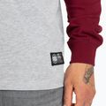 Bluza męska Pitbull Hooded Small Logo grey/burgundy 4