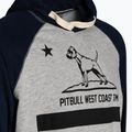 Bluza męska Pitbull Hooded California 210 grey/dark navy 7