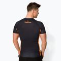 Rashguard męski Pitbull Rash T-S Orange Dog black 3