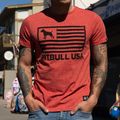 Koszulka męska Pitbull T-S Pitbull USA red 7