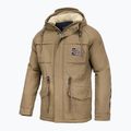 Kurtka zimowa męska Pitbull Gunner Hooded Parka dark sand 4