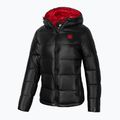 Kurtka zimowa  damska Pitbull Shine Quilted Hooded black 4