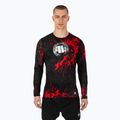 Longsleeve treningowy męski Pitbull Mesh Performance Pro Plus Blood Dog II black