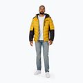 Kurtka zimowa męska Pitbull Evergold Hooded Padded yellow/black 2