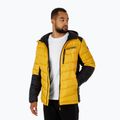 Kurtka zimowa męska Pitbull Evergold Hooded Padded yellow/black 4