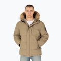 Kurtka zimowa męska Pitbull Taurus Hooded dark sand