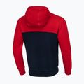 Bluza męska Pitbull Hilltop 2 Hooded red/dark navy 2