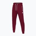 Spodnie męskie Pitbull Trackpants Small Logo Terry Group burgundy 3