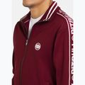 Bluza męska Pitbull Trackjacket Tape Logo Terry Group burgundy 4