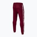 Spodnie męskie Pitbull Trackpants Tape Logo Terry Group burgundy 4