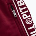 Spodnie męskie Pitbull Trackpants Tape Logo Terry Group burgundy 6