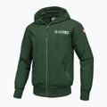 Kurtka męska Pitbull Athletic Hilltop Hooded Nylon dark green 3