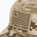 Czapka z daszkiem męska Pitbull Mesh Full Cap Pitbull Usa Multicam arid/brown 3