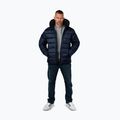 Kurtka zimowa męska Pitbull Barles Ribstop Padded Hooded dark navy 2