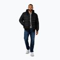 Kurtka męska Pitbull Hidden Quilted Hooded black/black 2