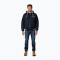 Kurtka męska Pitbull Hidden Quilted Hooded dark navy/beige 2