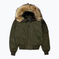 Kurtka zimowa męska Pitbull Harvest Hooded Bomber olive 4