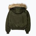 Kurtka zimowa męska Pitbull Harvest Hooded Bomber olive 5