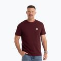 Koszulka męska Pitbull Small Logo dark burgundy