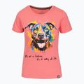 Koszulka damska Pitbull Watercolor coral 6