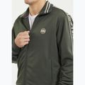 Bluza męska Pitbull Trackjacket Tape Logo Terry Group old green 4