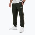 Spodnie męskie Pitbull Trackpants Tape Logo Terry Group old green