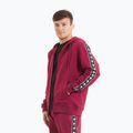 Bluza męska Pitbull Tape Nugget Hooded Zip Sweatshirt burgundy 3