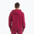 Bluza męska Pitbull Tape Nugget Hooded Zip Sweatshirt burgundy 4