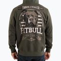 Bluza męska Pitbull Troublemaker Hooded Zip Sweatshirt old green 3