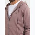 Bluza męska Pitbull Lancaster 2 Hooded Zip Sweatshirt washed burgundy 4