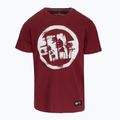 Koszulka męska Pitbull Logo Palms burgundy 4