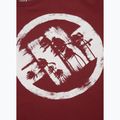Koszulka męska Pitbull Logo Palms burgundy 7