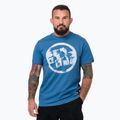 Koszulka męska Pitbull Logo Palms shade blue