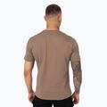 Koszulka męska Pitbull Logo Palms brown savana 3