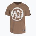 Koszulka męska Pitbull Logo Palms brown savana 4