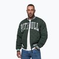 Kurtka męska Pitbull Jupiter Padded Baseball dark green 4