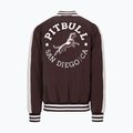 Kurtka męska Pitbull Manolito Baseball burgundy 8