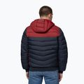 Kurtka zimowa męska Pitbull Rubio Quilted Hooded dark navy/red 3
