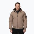 Kurtka zimowa męska Pitbull Balboa 2 Hooded dark sand