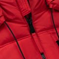 Kurtka zimowa męska Pitbull Piedmont Quilted Hooded fluo/red 4