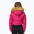 Kurtka zimowa damska Pitbull Azalea Quilted Hooded raspberry red 3