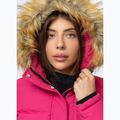 Kurtka zimowa damska Pitbull Azalea Quilted Hooded raspberry red 6