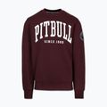 Bluza męska Pitbull Norton Crewneck dark burgundy 4