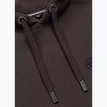 Bluza męska Pitbull Small Logo Hooded dark chocolate 3