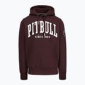 Bluza męska Pitbull Norton Hooded dark burgundy 4