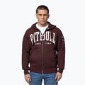 Bluza męska Pitbull Norton Hooded Zip dark burgundy