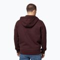 Bluza męska Pitbull Norton Hooded Zip dark burgundy 3
