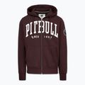 Bluza męska Pitbull Norton Hooded Zip dark burgundy 5