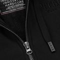 Bluza męska Pitbull Ruffin Detroit Hooded Zip black/black 9