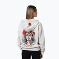 Bluza damska Pitbull Santa Muerte Hooded Zip white stone 3